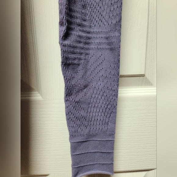 Free People FP Movement Self-Hem Ecology Leggings XS Purple FF-106 - Picture 7 of 12